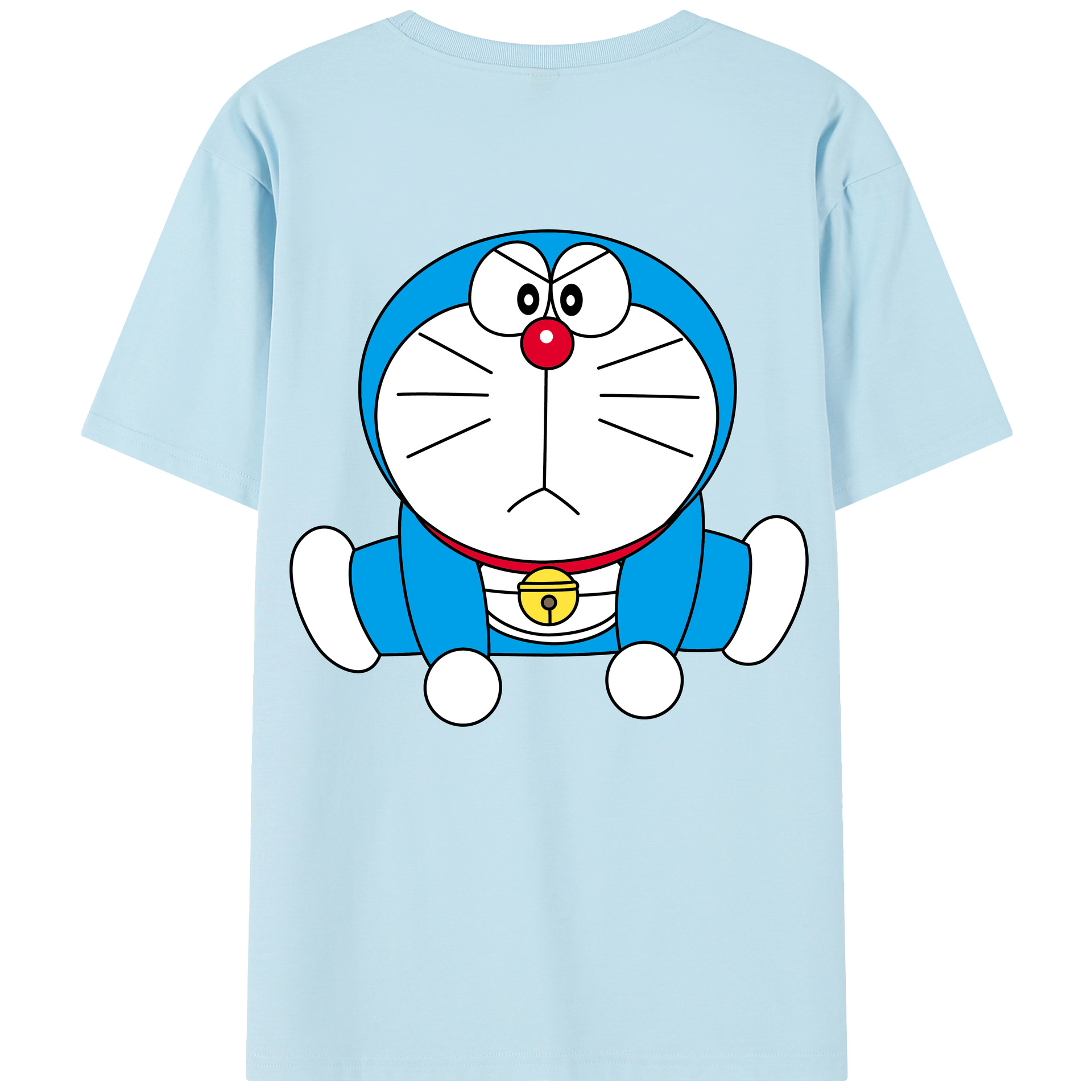 （画像用） ドラえもん Doraemon 綿100％半袖Tシャツ（背面プリント）